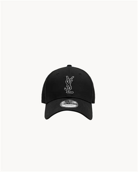 cappellino ysl|NEW ERA CASSANDRE CAP IN CANVAS .